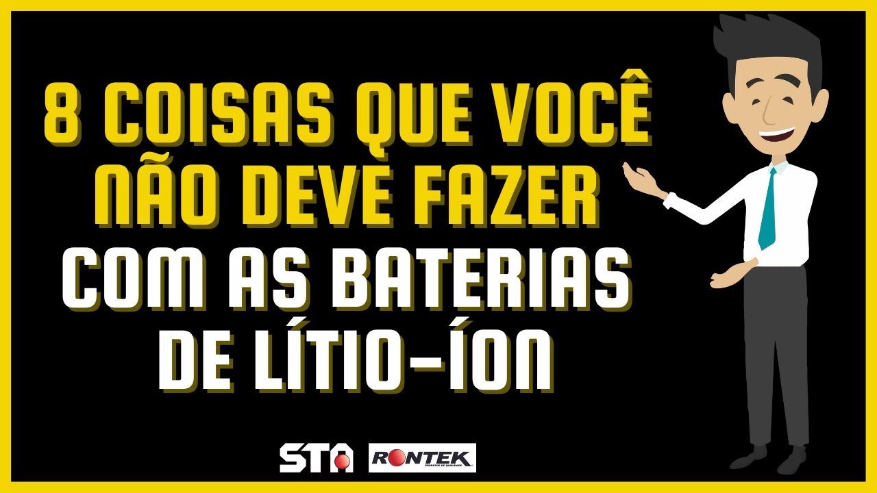 Dicas de Segurança para Utilizar Baterias Recarregáveis